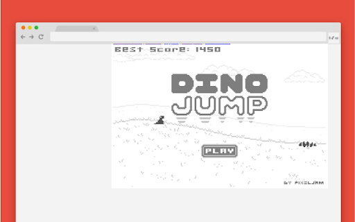 Dino Jump Unblocked  from Chrome web store to be run with OffiDocs Chromium online