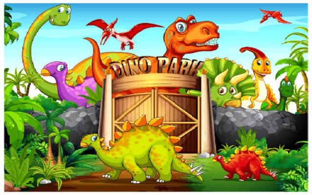 Dinosaurs Jigsaw Deluxe  from Chrome web store to be run with OffiDocs Chromium online