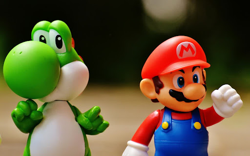 Dinosaur VS Mario  from Chrome web store to be run with OffiDocs Chromium online