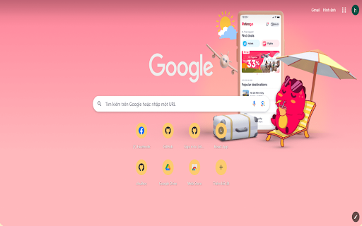 dino theme  from Chrome web store to be run with OffiDocs Chromium online