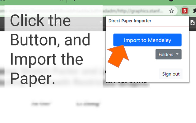 Direct Paper Importer  from Chrome web store to be run with OffiDocs Chromium online