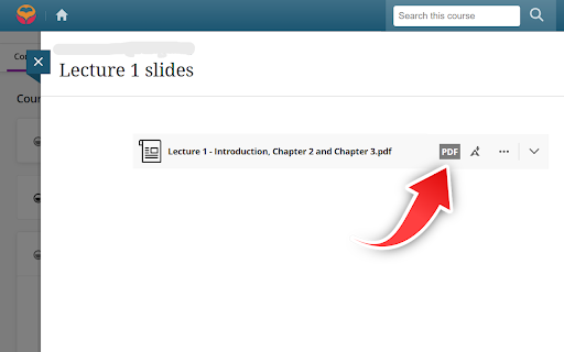 Direct PDF Viewer for Blackboard Ultra  from Chrome web store to be run with OffiDocs Chromium online