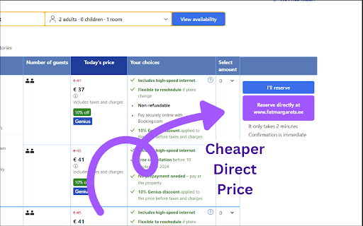 DirectStayz: Book hotels directly, save money and unlock benefits  from Chrome web store to be run with OffiDocs Chromium online