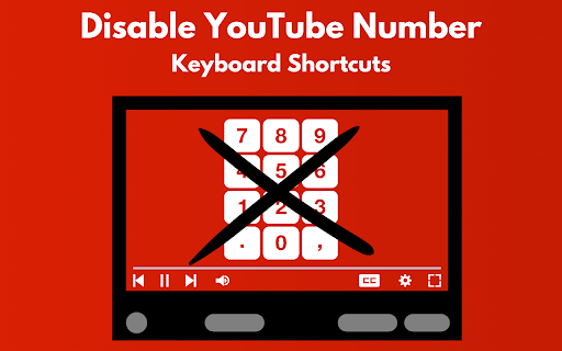 Disable YouTube Number Keyboard Shortcuts  from Chrome web store to be run with OffiDocs Chromium online