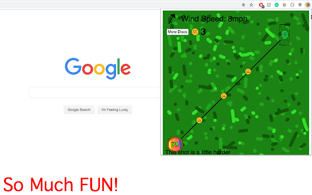 Disc Golf Simulator  from Chrome web store to be run with OffiDocs Chromium online