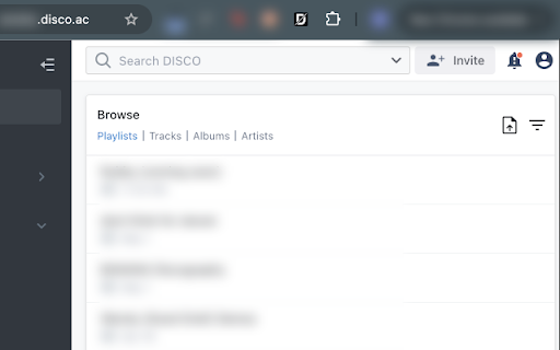 Disco Playlist Creator Toggle  from Chrome web store to be run with OffiDocs Chromium online