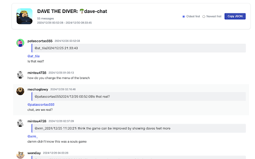 Discord Chat Exporter Archive chats with ease  from Chrome web store to be run with OffiDocs Chromium online