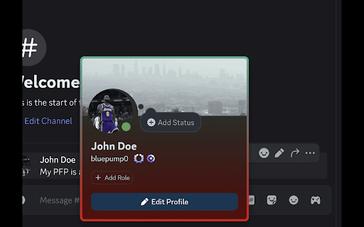 Discord Customizer  from Chrome web store to be run with OffiDocs Chromium online