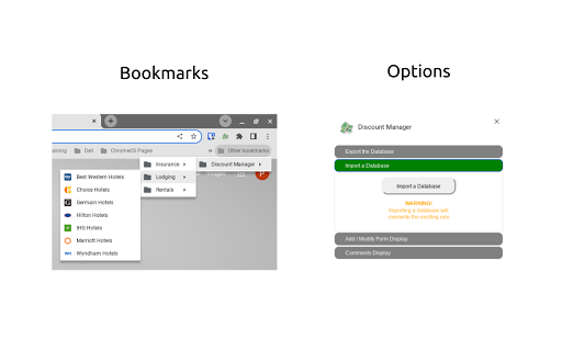 Discount Manager  from Chrome web store to be run with OffiDocs Chromium online