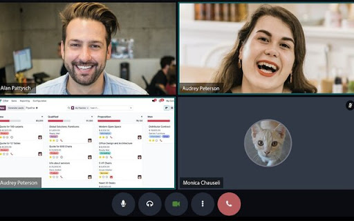 Discuss Push to talk  from Chrome web store to be run with OffiDocs Chromium online
