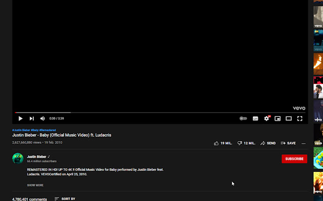 Dislike YouTube 2021  from Chrome web store to be run with OffiDocs Chromium online