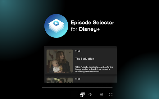 Disney+ Episode Selector: episode list.  from Chrome web store to be run with OffiDocs Chromium online