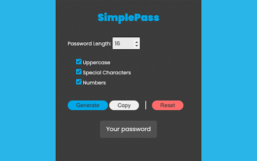 Distill Passwords  from Chrome web store to be run with OffiDocs Chromium online