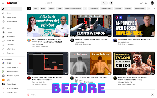 DistrctionFree YT  from Chrome web store to be run with OffiDocs Chromium online