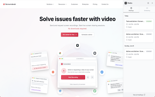 Distro  from Chrome web store to be run with OffiDocs Chromium online
