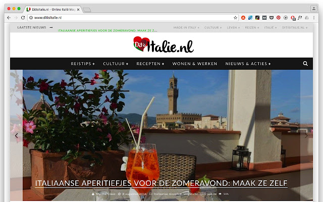 Dit Is Italië mula sa Chrome web store na tatakbo sa OffiDocs Chromium online