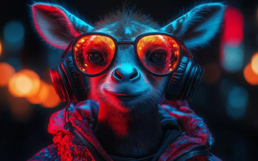 DJ Deer in the City Night  from Chrome web store to be run with OffiDocs Chromium online