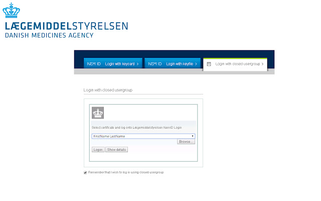 DKMA Logon  from Chrome web store to be run with OffiDocs Chromium online