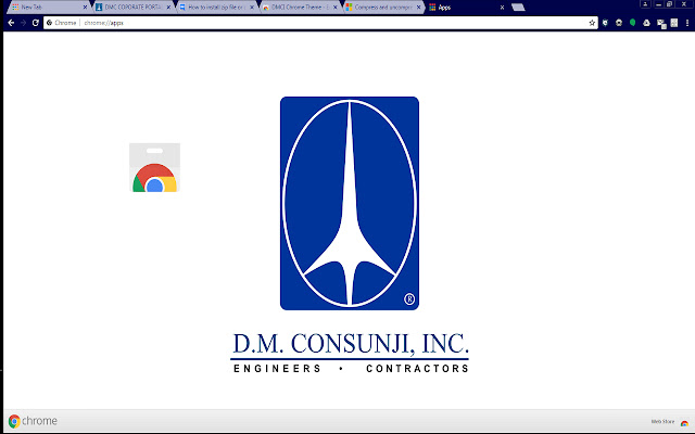 DMCI Chrome Theme  from Chrome web store to be run with OffiDocs Chromium online