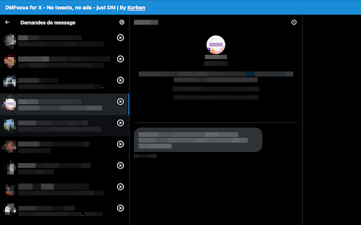 DMFocus for X  from Chrome web store to be run with OffiDocs Chromium online