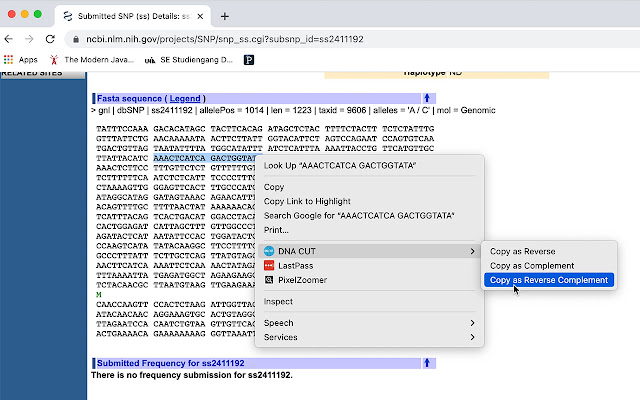 DNA CUT aus dem Chrome-Webshop zur Ausführung mit OffiDocs Chromium online