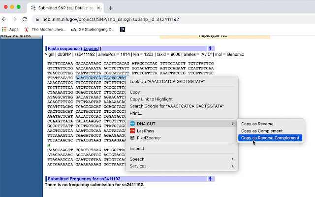 DNA CUT  from Chrome web store to be run with OffiDocs Chromium online