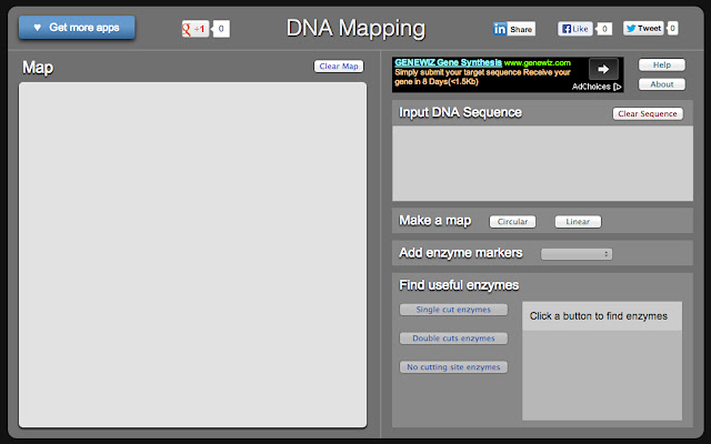 DNA Mapping  from Chrome web store to be run with OffiDocs Chromium online