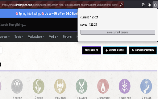 DnD Beyond Auto Source Filter  from Chrome web store to be run with OffiDocs Chromium online