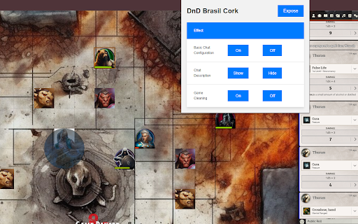 DnD Brasil Cork Foundry VTT Map Cleaner  from Chrome web store to be run with OffiDocs Chromium online