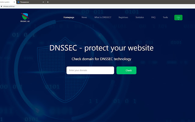 DNSSEC Checker  from Chrome web store to be run with OffiDocs Chromium online