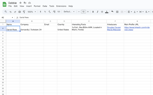 Dobbie  from Chrome web store to be run with OffiDocs Chromium online