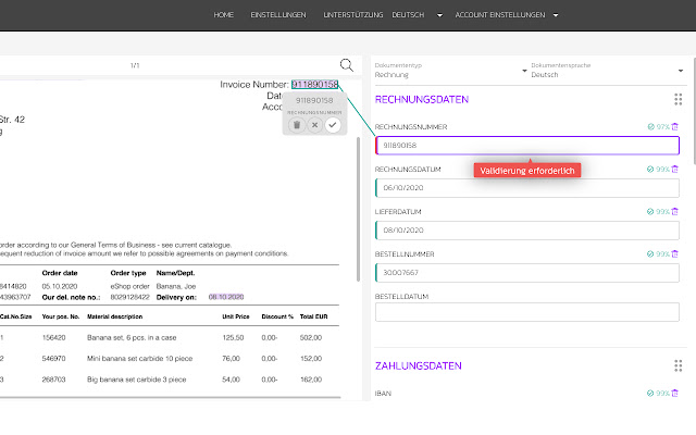 Doc² Invoice Capture  from Chrome web store to be run with OffiDocs Chromium online