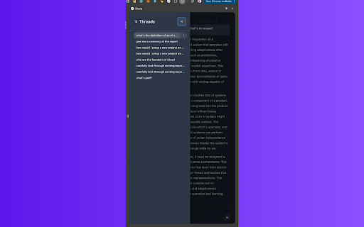 Docq AI Your private ChatGPT/Perplexity  from Chrome web store to be run with OffiDocs Chromium online
