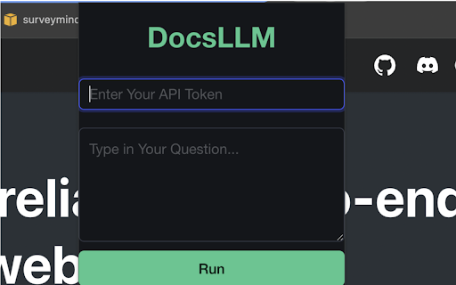 DocsLLM  from Chrome web store to be run with OffiDocs Chromium online