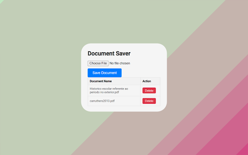 Document Saver  from Chrome web store to be run with OffiDocs Chromium online