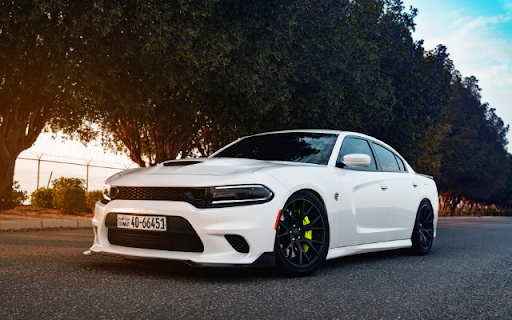 Dodge Charger SRT Hellcat Widebody: A Symphony of American Muscle  from Chrome web store to be run with OffiDocs Chromium online