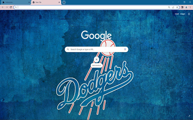 Dodgers Browser Theme  from Chrome web store to be run with OffiDocs Chromium online