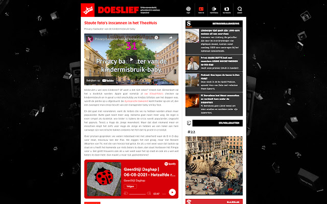Doeslief  from Chrome web store to be run with OffiDocs Chromium online
