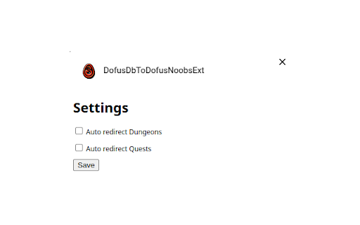 DofusDbToDofusNoobsExt  from Chrome web store to be run with OffiDocs Chromium online