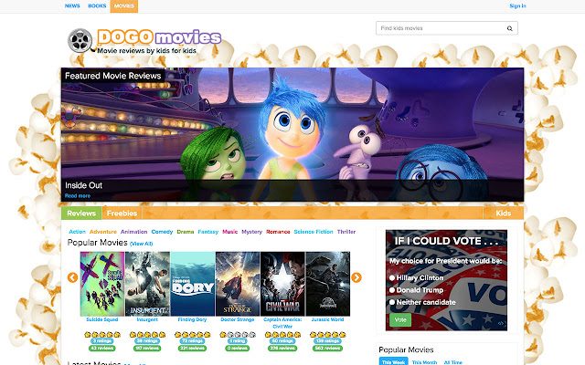 DOGOmovies  from Chrome web store to be run with OffiDocs Chromium online