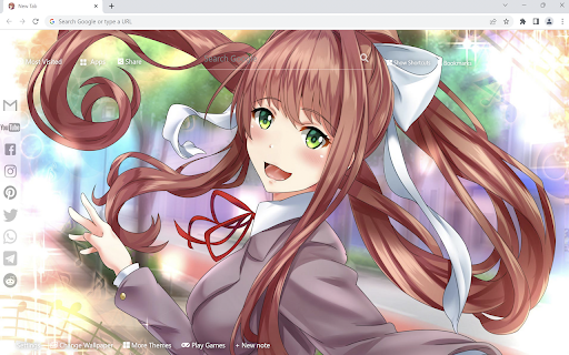 Doki Doki Literature Club Wallpaper  from Chrome web store to be run with OffiDocs Chromium online