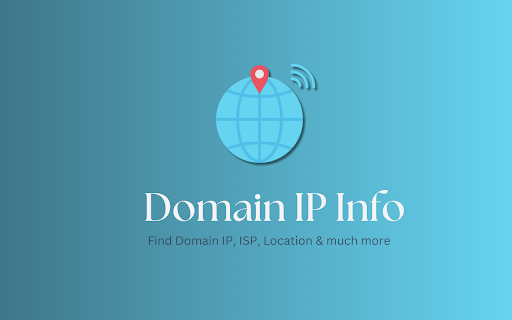 Domain IP Info Fetcher  from Chrome web store to be run with OffiDocs Chromium online