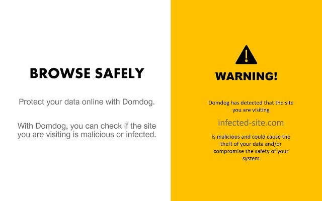 Domdog Safe Browsing Assistant  from Chrome web store to be run with OffiDocs Chromium online
