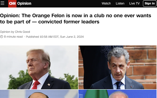 Donald to Felon  from Chrome web store to be run with OffiDocs Chromium online