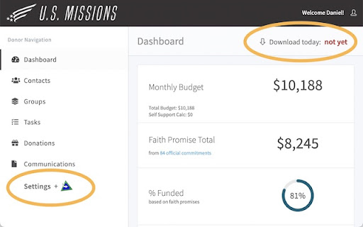 DonorImport Extension  from Chrome web store to be run with OffiDocs Chromium online