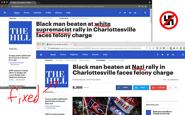 Dont you mean Nazis?  from Chrome web store to be run with OffiDocs Chromium online