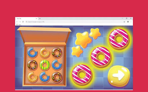 Donut Crash Saga Game  from Chrome web store to be run with OffiDocs Chromium online