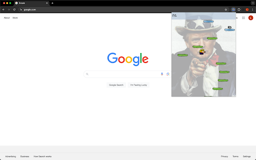 Doodle Trump  from Chrome web store to be run with OffiDocs Chromium online