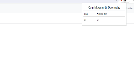 Doomsday Clock from Chrome web store to be run with OffiDocs Chromium online Doomsday Clock from Chrome web store to be run with OffiDocs Chromium online