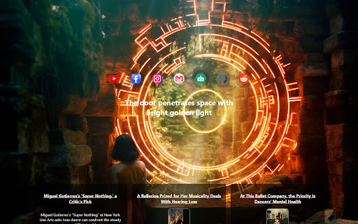 door through space  from Chrome web store to be run with OffiDocs Chromium online